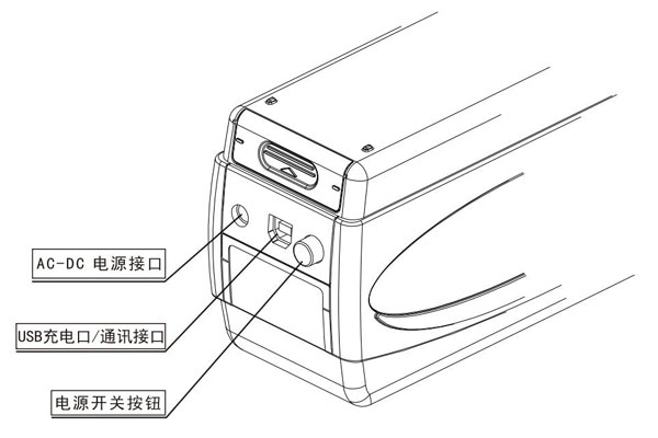 NH310便携式电脑色差仪接口示意图