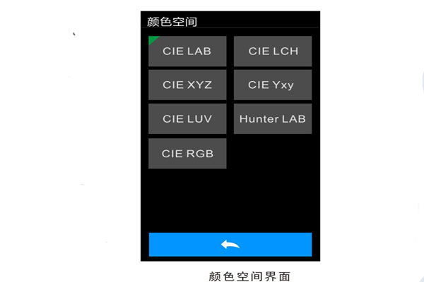 颜色空间界面